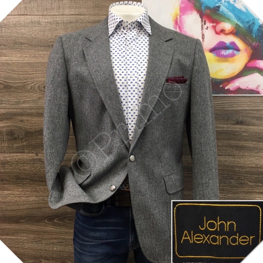 Gray Men's Blazer